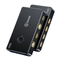 毕亚兹 KVM切换器 HDMI切屏器2进1出4K高清 kvm03