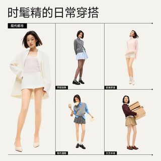茉寻可拆卸纽扣款双层光腿女裸感春秋超自然加绒肉色打底裤袜 无绒 均码 特调中肤色—连脚