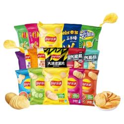 乐事 薯片零食解馋小吃食品大礼包休闲办公室零食多口味组合任选T