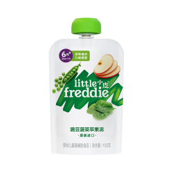 LittleFreddie 果泥 国行版 3段 豌豆菠菜苹果味 100g