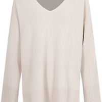 Massimo Dutti 女式简约舒适百搭V领羊毛针织衫