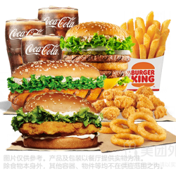BURGER KING 大堡口福多人9件套兑换券·1张
