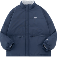 熊猫·本 工装羽绒服男厚款宽松日系立领防寒保暖短款衣秋冬多穿 1.0