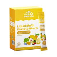 小小伞有机多维锌多种维生素复合维生素锌儿童宝宝补锌30条*3盒