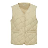 雪中飞 2024春秋女士圆领羽绒马甲内搭时尚休闲通勤舒适修身