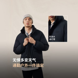 Levi's 25年秋冬 美式休闲都市通勤简约立领羽绒服