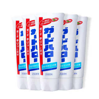 88VIP：花王 含氟去黄清新薄荷防龋牙膏 165g*5支