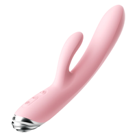 震动棒加温入体夫妻房事用品女性自动成人情趣用品带加热自我安慰器静音两用强震柔软双头女人高级 双震棒 加温升级款