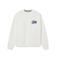 Lacoste 法国鳄鱼男装秋冬简约字母图案圆领宽松套头卫衣时尚百搭男式卫衣