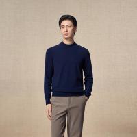 值友专享、保暖服饰：ERDOS 1980 【轻暖保温层】100%纯羊绒半高领男套衫羊绒衫