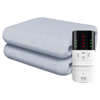 rainbow 彩虹莱妃尔 彩虹电热毯双人电褥子（长1.8米宽1.5米）拉毛绒自动断电双控定时除螨