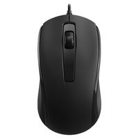 航世 BOW静音有线鼠标笔记本台式机电脑USB通用人体工学办公家便携无声