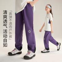 小虎宝儿 童装男童运动长裤儿童休闲裤中大童春秋女童跑步登山裤子