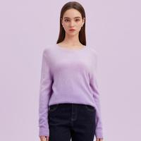 拉珂蒂 冬款舒适简约渐变气质高级感钉珠女式针织衫