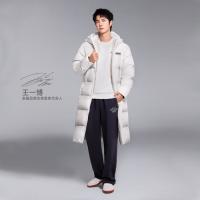 值友专享、保暖服饰：安踏 【速暖羽绒】王一博同款 男士长款羽绒服 952448904