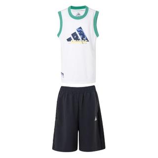  adidas/阿迪达斯 透气 男童运动套装