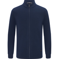 EMZ 【100%丝光澳毛】秋冬商务休闲保暖针织衫毛衣外套男 藏青 常规 2XL 185/100A