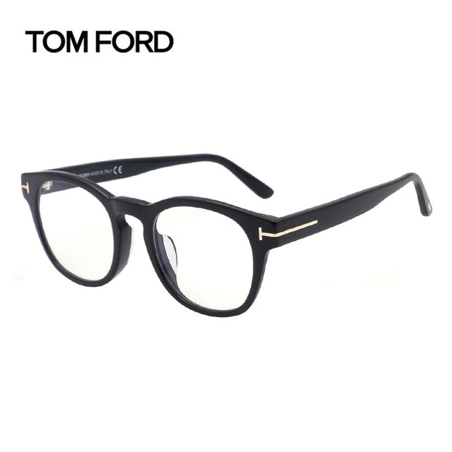 PLUS会员、今日必买：TOM FORD 意大利板材近视镜架TF5543-F-B 001+配镜法国1.60镜片 男女同款