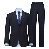 海澜之家 西服套装男春秋新轻商务经典系列西装套装 藏青01