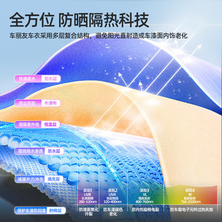 车丽友 420D加厚牛津布 军绿色 SUV越野通用 汽车车衣