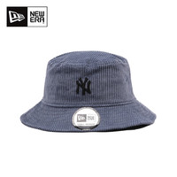 NEW ERA 帽子男女MLB系列NY洋基队灯芯绒宽檐遮阳渔夫帽12589911