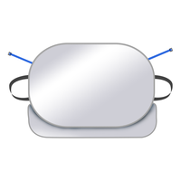 卡饰社（CarSetCity）2025汽车防晒遮阳帘遮阳挡前挡车窗遮阳帘遮阳伞 钛银外置