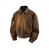 I.T FINGERCROXX秋季男士皮夹克潮牌设计感男上衣外套