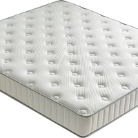 全友 护腰护脊椰棕弹簧独立床垫卧室家用家具双人床垫席梦思宿舍