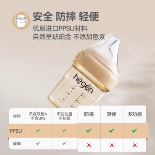  hegen 防呛防胀气 婴儿奶瓶