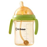奇琦宝 QIKI断奶奶瓶6个月一岁以上宝宝1岁婴儿歪头重力球吸管大容量