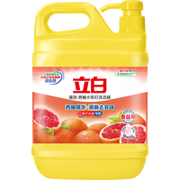 立白 洗洁精强效去油清新无异味食品用果蔬可用果味清香大桶装家用 4.5kg西柚洗洁精