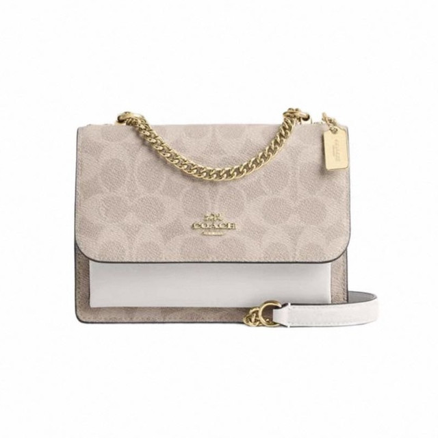 COACH 女士斜挎链条包 91019