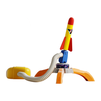 皇儿 儿童脚踩飞天冲天小火箭发射器弹射飞碟亲子互动户外运动游戏玩具