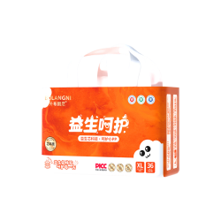 布朗尼 益生呵护婴儿拉拉裤宝宝尿不湿大吸量超薄透气学步裤 拉拉裤XXXXL码60片34-38斤