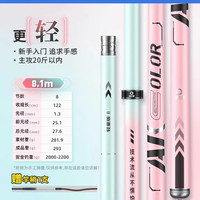 渔之源AK三代钓鱼竿手竿综合碳素台钓竿钓鱼竿大物鱼杆手杆鲫鱼竿