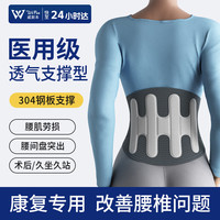 医用级护腰带腰间盘突出神器腰肌劳损腰部支撑透气久坐腰带男女