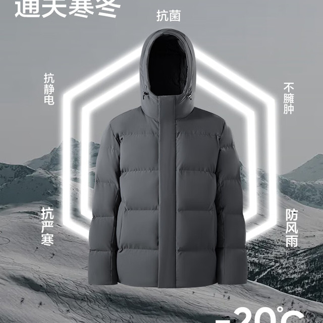 今日必买：网易严选 -20℃抗寒 700+蓬松 90鲜绒连帽保暖抗寒羽绒服