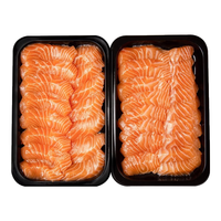 海宏盈挪威三文鱼中段整条冰鲜大西洋鲑鱼中段帝王鲑拼盘海鲜鱼类生鲜 挪威三文鱼瘦中段 400g