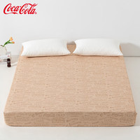 可口可乐 亲肤磨毛加厚床笠  绿色life 120*200cm