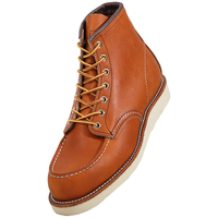RED WING红翼875 工装靴6寸马丁靴E楦油鞣皮牛皮手工方头男大黄靴 褐色 9(美码E头)