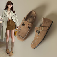 则则 女款 勃肯鞋 真皮软底单鞋