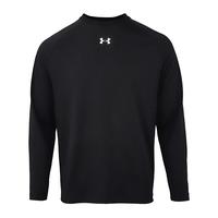 安德玛 圆领卫衣男子宽松休闲长袖上衣秋季无帽百搭针织运动卫衣