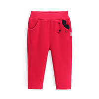 优贝宜 女童冬季加绒休闲裤儿童裤子女宝宝长裤小童洋气