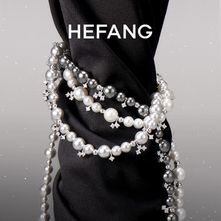HEFANG何方珠宝气泡星云项链轻奢锁骨链优雅高级感女圣诞
