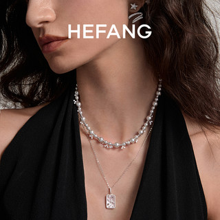 HEFANG何方珠宝气泡星云项链轻奢锁骨链优雅高级感女圣诞