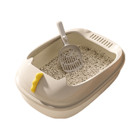 猫砂盆超大号半封闭式猫屎盆防带砂特小号厕所幼猫猫咪用品