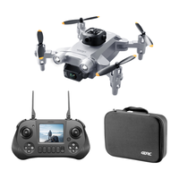 4DRC无人机6K高清双摄入门拍摄航拍智能避障增稳长续航遥控飞机迷你折叠液晶屏航拍双电四轴飞行器ABS 91-120米带摄像头720p无人机