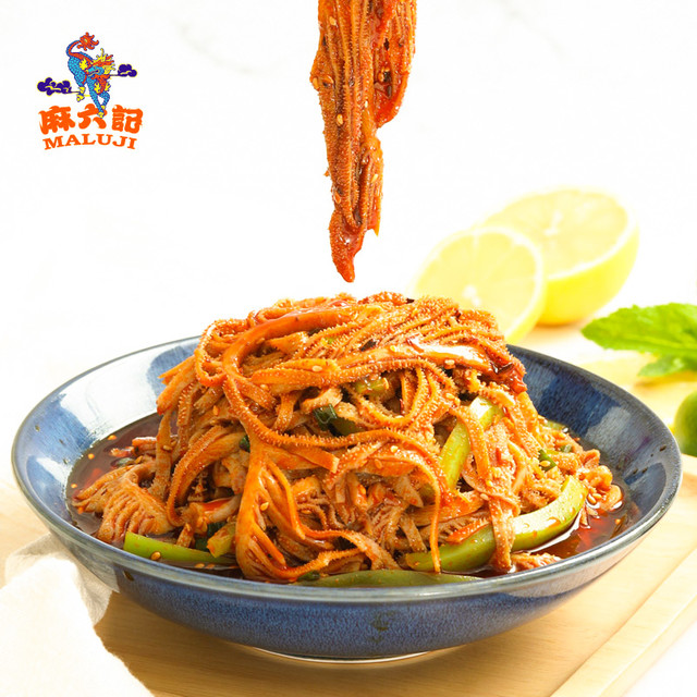 麻六记 麻辣贡菜双拼凉菜牛百叶 580g