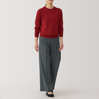 MUJI/無印良品 不易起皱 女士直筒裤