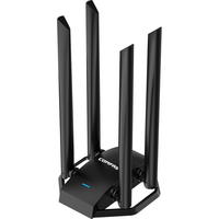 COMFAST 1300兆免驱双频 USB网卡 高增益天线